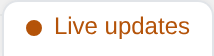 Live updates disconnected icon